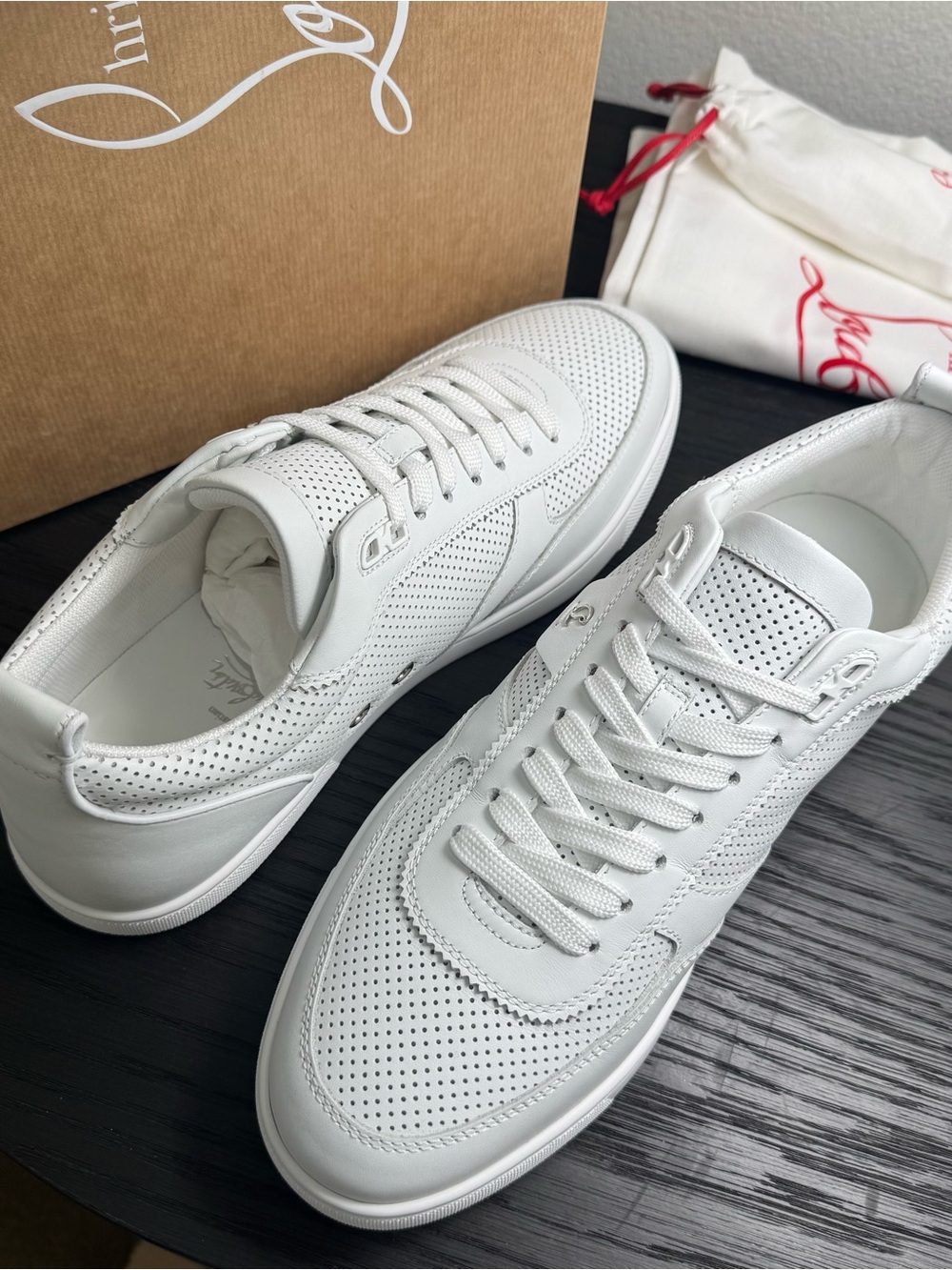 Christian Louboutin Tutti Rui Sneakers Leather White - Picture 6 of 8